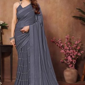 Self Design Daily Wear Georgette Saree